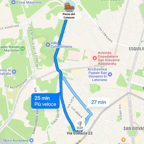 Golden Luxury Home - San Giovanni - 10 Min To Basilica Of San Giovanni - 25 Min To Colosseum Ρώμη Διαμέρισμα
